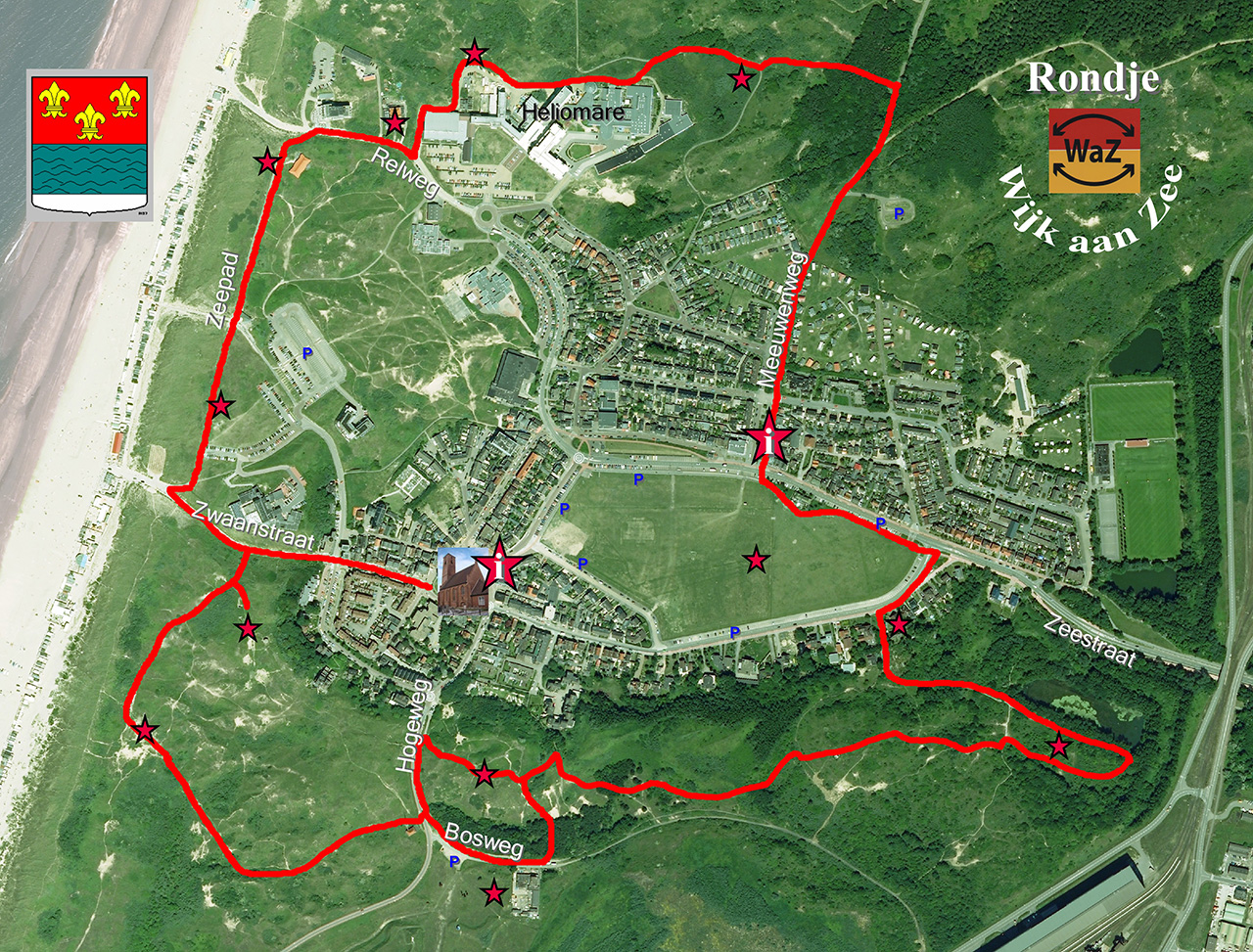 Fiets / Wandelroutes Tip Wijk aan Zee